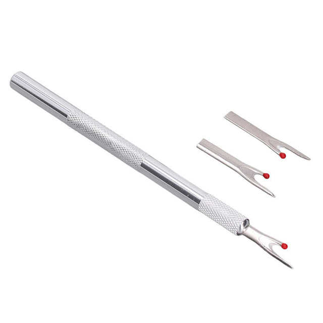 One Set Seam Cutter Effective Stitch Remover Protective Aluminum Alloy  Steel Embroidery Removal Tool For Sewing